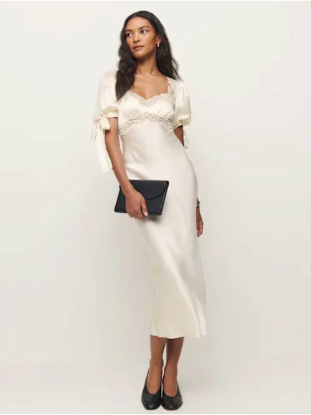 Reformation Stella Silk dress